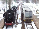 Scheinanfahrt im Bf Deuben ...  Mario Hasch 06.11.2008