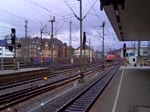 Triebwagen der BR 612 bei der Bereistellung in Hannover HBF ...