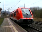 Walfisch 641 034 verl�sst den Bahnhof Kaulsdorf (Saale) als RB ...