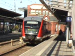 Rostock, Hbf: Ausfahrender VT ...  Mario Hasch 16.10.2008