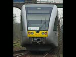 br-646-stadler-gtw-db HLB GTW 508 102 ist als R1 f�r die Cantus Verkehrsgesellschaft unterwegs zwischen Eichenberg und Kassel Hbf. Hier bei der Einfahrt in Eichenberg. Aufgenommen am 08.04.2010.