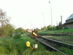 BR 812 bei der Einfahrt in den Bhf. Michalovce am 03.04.11
