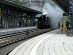 Dampflok BR 91 134 -DR- mit dem Sonderzug der MEF ...