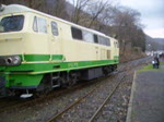 Brohltalbahn Die D5 der Brohltalbahn. Die Lok setzt sich am anfang des Nikolaus Express