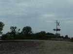 Burlington Nothern and Santa Fe BNSF Zwei BNSF Dash-9 ziehen einen G�terzug zwischen Rose Hill und Augusta in Kansas am 20.7.2009.
