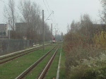 cottbus Der Tw 140 am 12.04.08 in Neu Schmellwitz (Haltestelle Zuschka ).