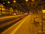 Ankunft des SEM - Sonderzuges mit 01 509 ( pnklich um 21.49 Uhr ) wieder im Chemnitzer Hbf. am 20.03.2010