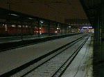 Ausfahrt einer Cantus-Bahn aus Kassel HBF am schneereichen 29.12.2009.