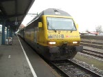Die Werbelok Re 460 028-4 zog am 20. Dezember 2008 den IR Konstanz Biel/Bienne aus dem Bahnhof Konstanz. Die Fahrt verlief ber Kreuzlingen, Zrich, Zrich Flughafen...