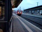 Die Einfahrt eines RegionalBahnes im Bahnhof von Lutherstadt Wittenberg am 17.03.2007.
