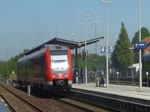 612 989 verlsst den Bahnhof Neuenmarkt-Wirsbeg, 19.Mai 2013.