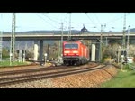143 832-4 fhrt mit einer RB von Naumburg (Saale) Hbf nach Lichtenfels in den Bahnhof Saalfeld (Saale) ein.