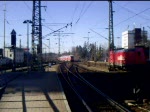 Einfahrt des RE 19633 von Stuttgart Hbf in den Bahnhof Singen(Htw), geschoben von 146 220-9. Der Zug endet hier! 08.02.08