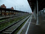 Gterzug aus Richtung Magdeburg durchfahrt auf gleis 4.
in Stendal