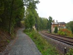 Am 21.09.13 fuhr der Elstertal-Express mit 41 1144 wieder von Gera nach Cheb und zurück. Hier zusehen in Hundsgrün/V. 