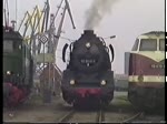 Zur Jahrestagung 1990 der DGEG in Lbeck verkehrte ein Sonderzug durch Mecklenburg. Zwische Wismar und Bad Kleinen war die 50 3545 Zuglokomotive. Die Aufnahmen entstanden in Wismar und Dabel.