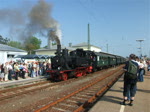 70 083 am 20.09.2009 anlsslich des 100 jhrigen Jubilums des Bahnhofs Straubing.