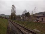 Am 28.04.13 fuhr die 112 565 der PRESS auf der Erzgebirgischen Aussichtsbahn. Hier zusehen in Raschau.