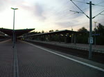 218 390-3 mit dem Bder Express Hof-Leipzig. Hier bei der Ausfahrt in Reichenbach/V. oberer Bahnhof, am abend des 19.09.10.