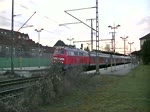 Ausfahrt Rigonal Express mit BR 218 in Lehrte im Mrz 2012