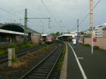 V200 033 der Hammer Eisenbahnfreunde verlsst Bonn Hbf zur letzten Pendelfahrt via Witterschlick nach Rheinbach am Nachmittag des 06.06.2010