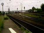 3 G2000 von Vossloh fr die Ruhrtalbahn fahren durch Mainz-Bischofsheim in Richtung Norden am 20.05.08