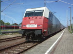 101 070-1 fhrt mit IC 2238 von Leipzig Hbf nach Warnemnde zurck zum BW Rostock Dalwitzhof.(29.05.10)