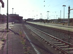 152 170 zieht am 26.09.09 einen Gterzug durch Riesa Richtung Dresden.