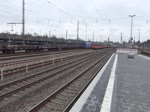 Der neue Flixtrain durch Mülheim(Ruhr)-Styrum, vermutlich als Leerfahrt Richtung Duisburg