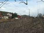 Vllig berraschend kam am 01.04.2010 die 186 149 von Captrain um die Ecke geschossen. Aufgenommen in Eisenach.