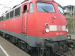 Die 110 362-1 rennt mit dem RE4 Verstrker von Dsseldorf nach Aachen aus Geilenkirchen am 14.09.2009
