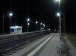 115 198 mit Nachtzug Richtung Sden. Aufgenommen im Bahnhof Wehretal Reichensachsen am 14.03.2009.