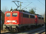 Zwei 140er (vorneweg 140 837-6) durchfahren Lz den Haltepunkt Ludwigsau Friedlos in Richtung Sden. Aufgenommen am 06.04.2010.