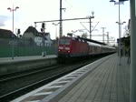 Ausfahrt Rigonal Express im Lehrte mit BR 143 (Video in Mrz 2012).