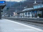 Eine Weisswurst fhrt auf dem Weg nach Basel am 24.02.2009 durch Sissach.