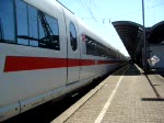 InterCityExpress 515 aus Hamburg-Altona nach Mnchen Hauptbahnhof ber Augsburg Hbf. Aufgenommen die Ausfahrt am 10.05.08, Ulm Hbf.