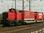 CCL 262 005 (214 005, ex V 100 2250/212 250/262 005) am 28. Juli 2011 bei der Ausfahrt aus Bochum-Langendreer.