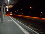 Solo IRE 3092 Dresden-Nrnberg bei der abendlichen Durchfahrt in Neuhaus a.P. am 20.02.12