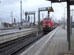 Hier die Einfahrt einer RB in den Bahnhof München-Pasing am 06.01.13.