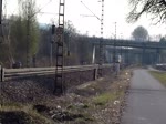 Bahnbergang Durlach - Hagsfeld Durchfahrt S32 nach Menzingen
