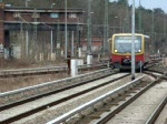 Am 29.03.08 wird die S-Bahnlinie 1 am Bahnhof Berlin Wannsee nach Schneberg bereitgestellt.