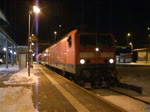 143 250-9 mit S1 von Rostock Hbf Richtung Warnemnde bei der Ausfahrt im Hp Rostock-Ltten Klein (22.12.10)