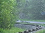 Am 21. Mai 2011 verkehrte GmP 54233 zwischen Steinbach und Jhstadt, im Rahmen der Veranstaltung  Gterverkehr rund um die Uhr . Die IV K schnauft frhmorgens durch das nasskalte Schwarzwassertal. 