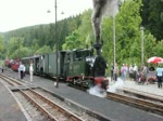 Die schsische 1K verlsst am 27.05.2012 mit ihren Personenzug den Hp Schlssel.
