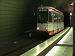 Seit ein paar Jahren fährt die Straßenbahn unter der Erde durch die Bochumer Innenstadt. Am 18. Mai 2012 ist die Linie 310 mit Triebwagen M6 in den Stationen Lohring und Rathaus Süd vertreten.