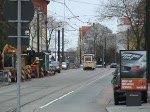 Rostock: Der historische LOWA-Triebwagen macht sich auf den Weg vom  depot12  zur Stadtrundfahrt mit Halt am Doberaner Platz. 15.11.2008