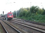 ER20(OHE270081)beim Rangieren im Bahnhof Rostock-Bramow.(04.09.09)    
