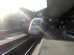Ein TGV-Duplex bei der Ausfahrt aus Paris Gare du Lyon. Aufgenommen am 01.08.07