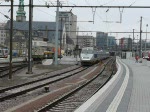 TGV Triebzug 553 verlsst am 24.02.09 den Bahnhof von Luxemburg in Richtung Paris. 