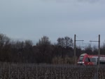 Frankreich, SNCF, Region Languedoc-Roussillon, Z27500 Triebzug unter 1,5 kV Gleichstrom, zwischen Villeneuve-lès-Maguelone und Mireval, einige Kilometer westlich von Montpellier. 28.01.2014